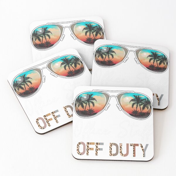 Item preview, Office Staff Off Duty Leopard Sunglasses Beach Sunset  designed and sold by maissgulnari.
