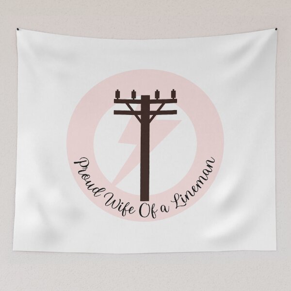 Item preview, Proud Wife Of a Lineman l Pink  designed and sold by GabbyC03.