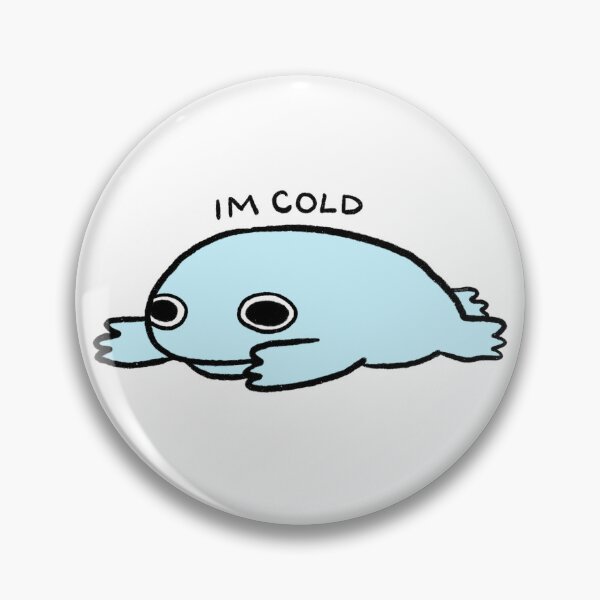 Item preview, I’m Cold | Icy Blue Frog designed and sold by iristocat.