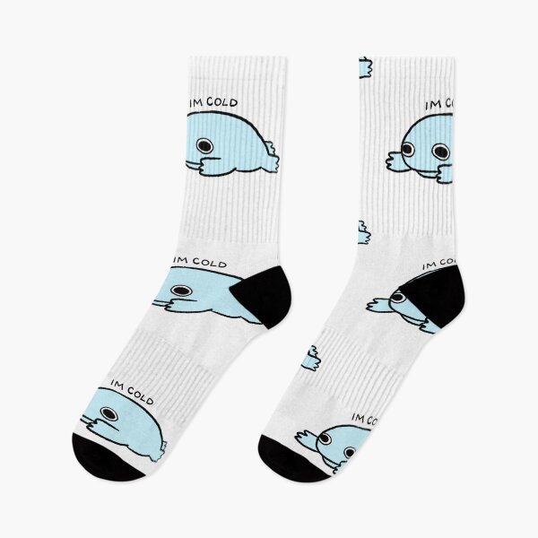 Item preview, I’m Cold | Icy Blue Frog designed and sold by iristocat.