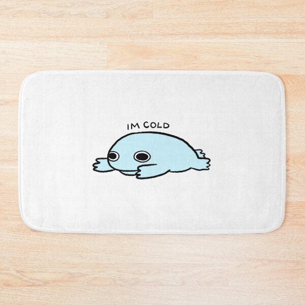 Item preview, I’m Cold | Icy Blue Frog designed and sold by iristocat.