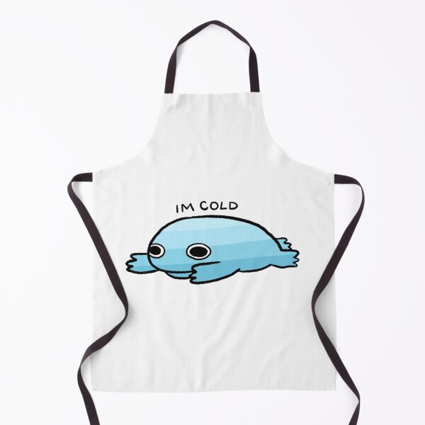 Item preview, I’m Cold | Blue Gradient Frog designed and sold by iristocat.