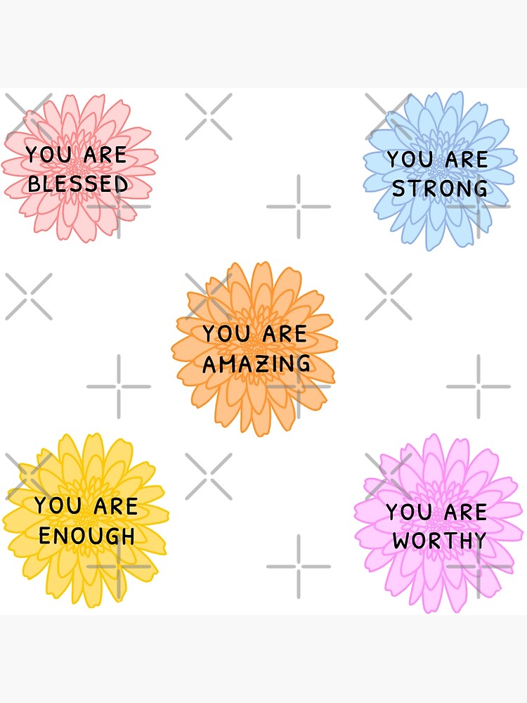 Positive Affirmation Art Board Print for Sale by janetilmastuf