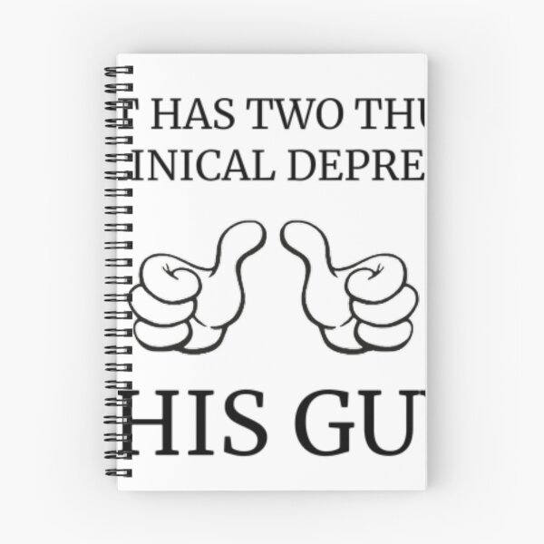 Item preview, what has two thumbs and clinical depression?  designed and sold by KuntzRus.