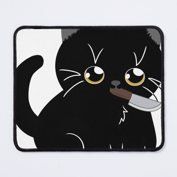 Item preview, Small black cat knife holder designed and sold by GoopyCat.