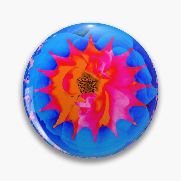 Artikelvorschau, Abstrakte Rose mit blau-rosa Spitzenmuster von Iritof entworfen und verkauft von iritof.