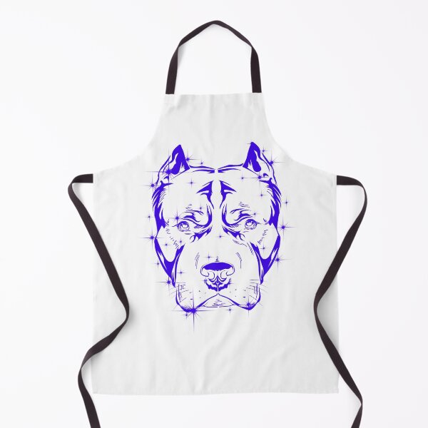 Item preview, Fierce Pitbull Face Sparks Blue designed and sold by Barnissim.