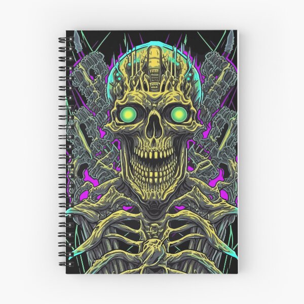 Item preview, Heavy Metal Skeleton Machine #2 designed and sold by designmadeasy.