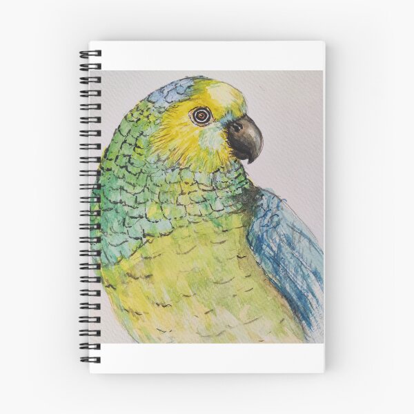 Item preview, Turquoise-fronted Amazon designed and sold by anwar-art.