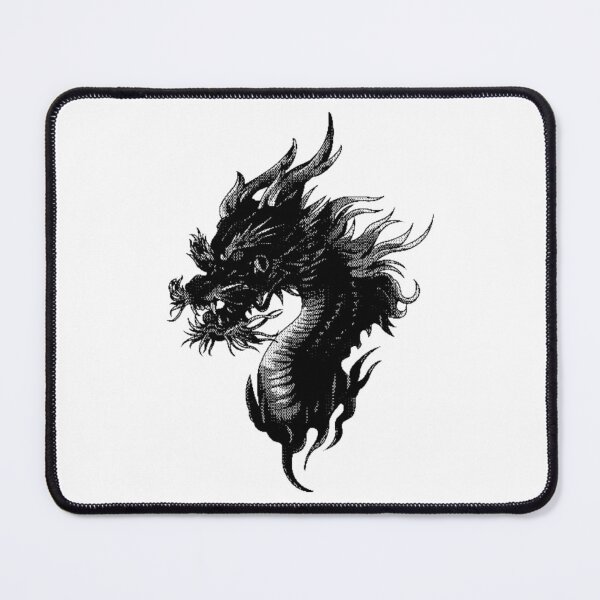 Item preview, Chinese Dragon In Black designed and sold by PlayDifferent ⭐⭐⭐⭐⭐.