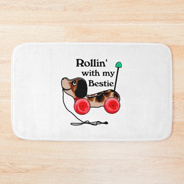 Item preview, Rollin' With My Bestie Pull Toy  designed and sold by Unhinged Heather.