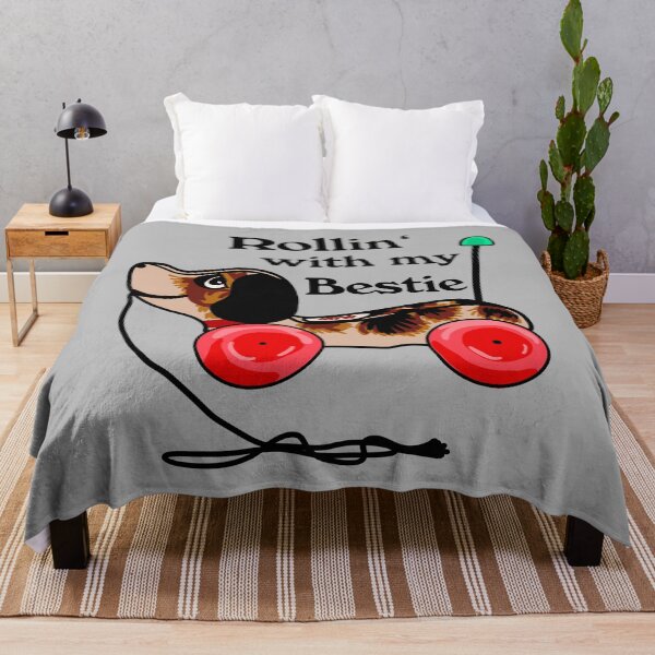 Item preview, Rollin' With My Bestie Pull Toy  designed and sold by Unhinged Heather.