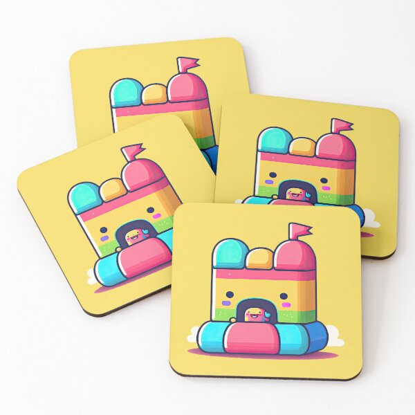 Item preview, Bouncing Jumping Castle Rainbow Inflatable Kids Joy Time designed and sold by ultra-cute.