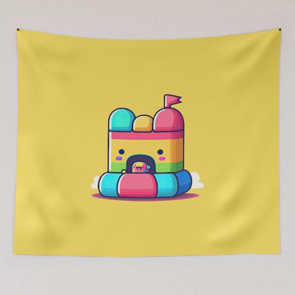 Item preview, Bouncing Jumping Castle Rainbow Inflatable Kids Joy Time designed and sold by ultra-cute.