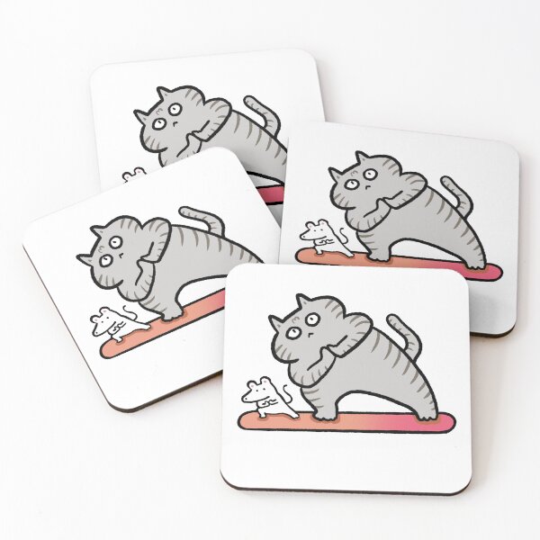 Item preview, Yoga Tabby Cat Sticker designed and sold by SSAlleyhouse.