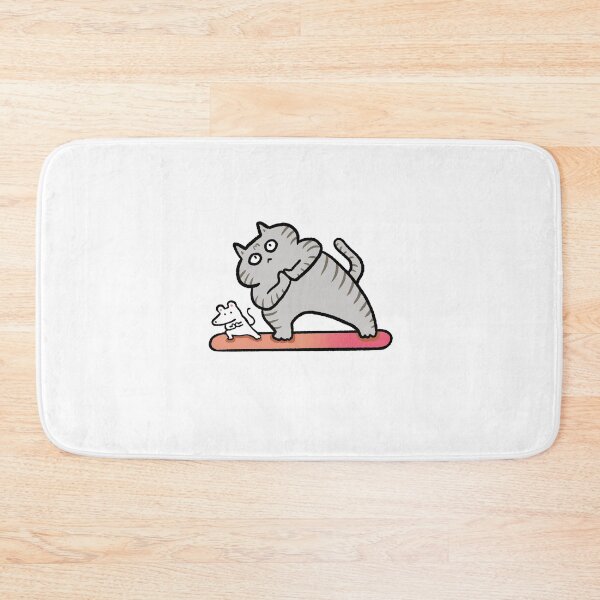 Item preview, Yoga Tabby Cat Sticker designed and sold by SSAlleyhouse.