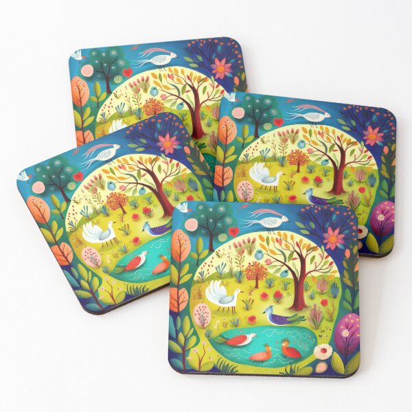 Artikelvorschau, Seasons of Folk Art 01 entworfen und verkauft von thewandswant.