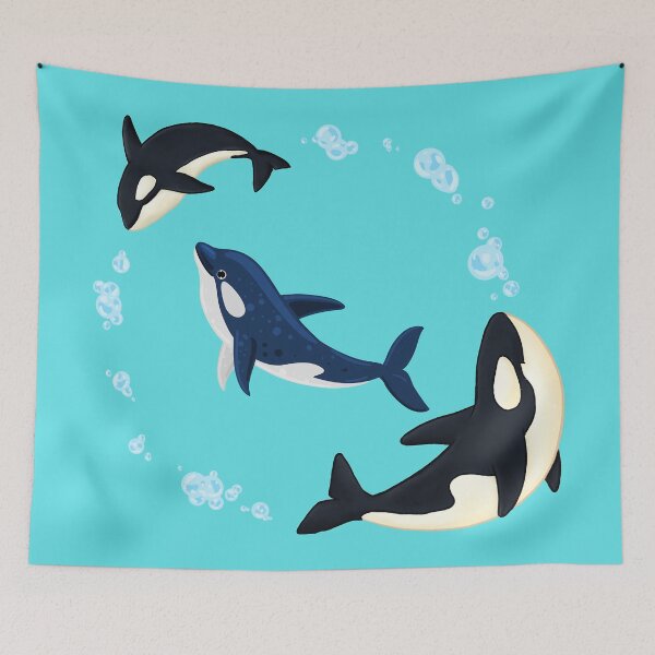 Item preview, Funny Life Is Better With Orcas designed and sold by Robo-toons.