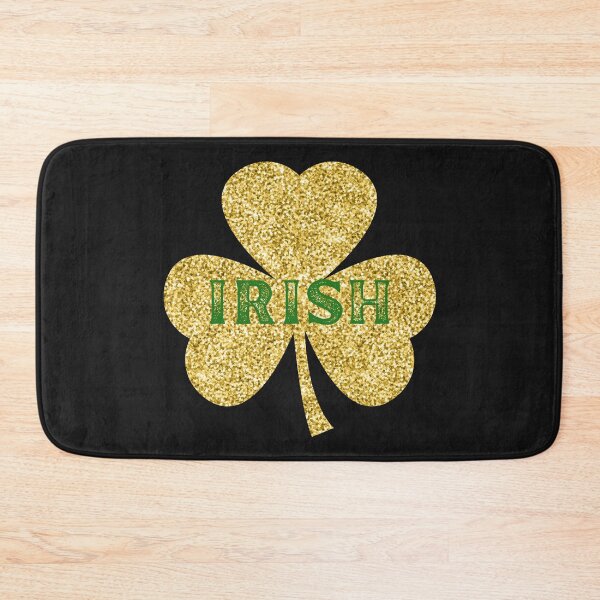 Item preview, Glitter Gold Irish Lucky Shamrock Happy St Paddy's Day  designed and sold by Drnksuzys.