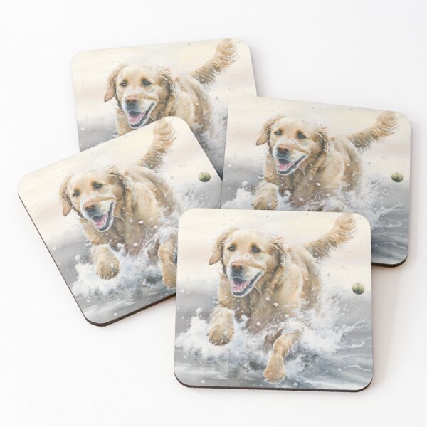 Item preview, Golden Retriever Splash! designed and sold by ZerkingClothing.