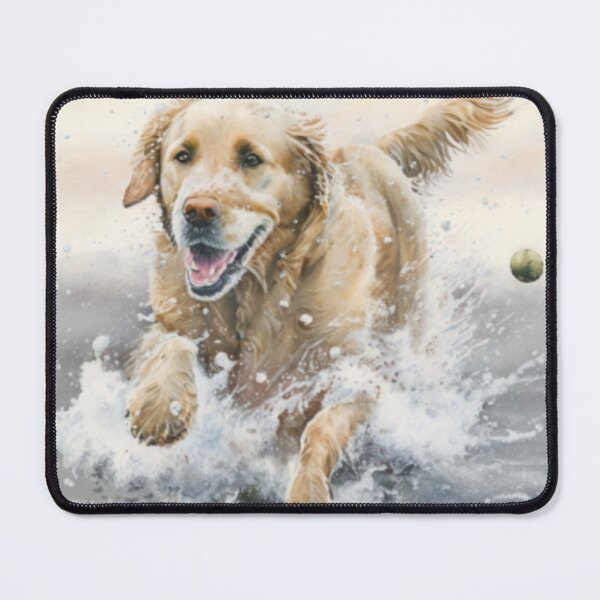 Item preview, Golden Retriever Splash! designed and sold by ZerkingClothing.