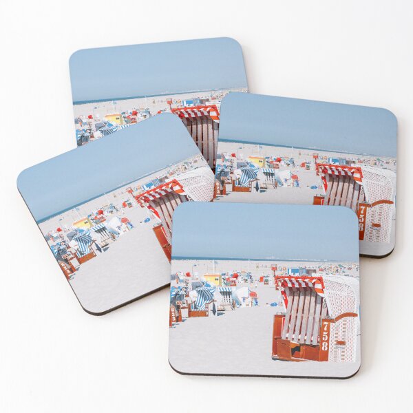 Item preview, Nordsee Strand mit Strandkörbe designed and sold by Ibrahim Rifath.