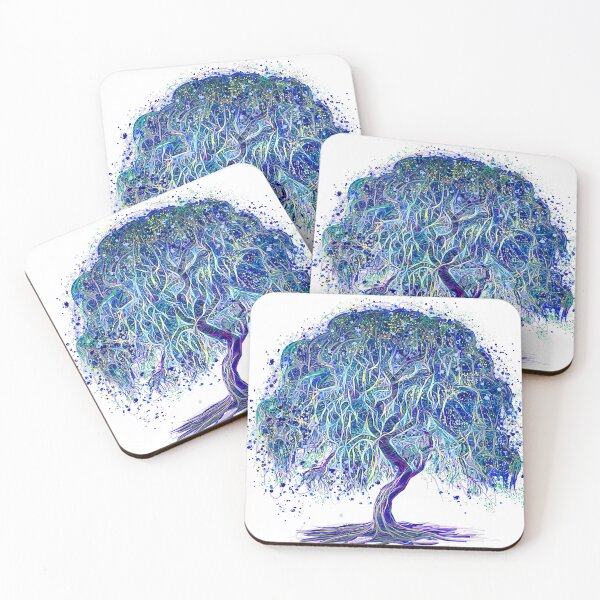 Item preview, Magic Weeping Willow Tree White Background designed and sold by Rocky Mountain Artistry.