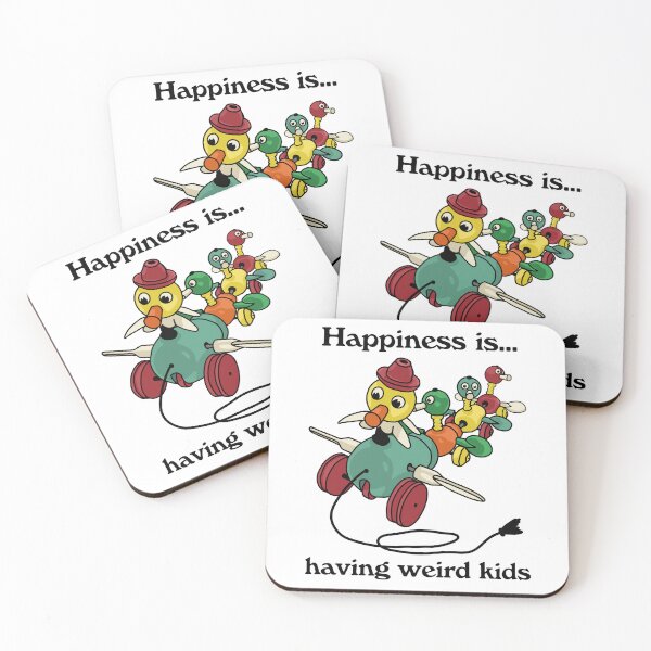 Item preview, Happiness is...Vintage Duck Pull Toy designed and sold by Unhinged Heather.