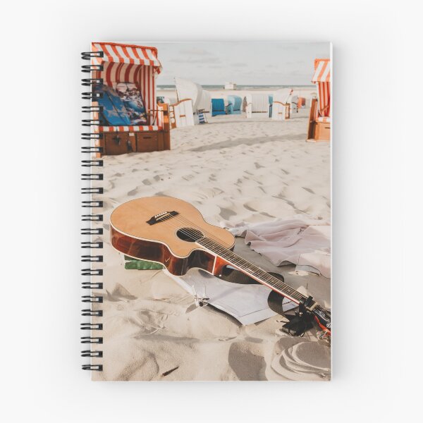 Artikelvorschau, Nordsee Insel Juist Strand mit Gitarre entworfen und verkauft von Ibrahim Rifath.