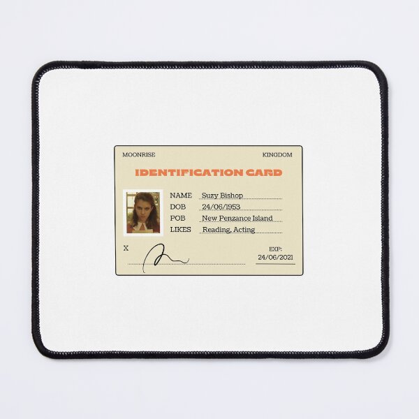 Item preview, Suzy Bishop Moonrise Kingdom ID Card designed and sold by karyssadwipa.