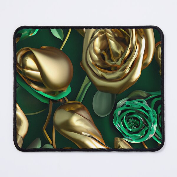 Item preview, Metallic Green and gold Roses designed and sold by Itzjustlife.