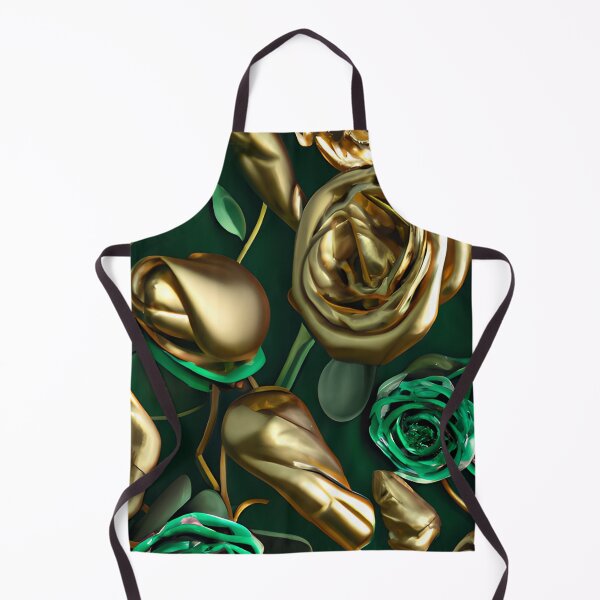 Item preview, Metallic Green and gold Roses designed and sold by Itzjustlife.