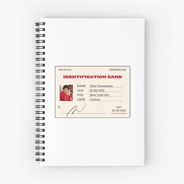 Item preview, Chas Tenenbaum The Royal Tenenbaums ID Card designed and sold by karyssadwipa.