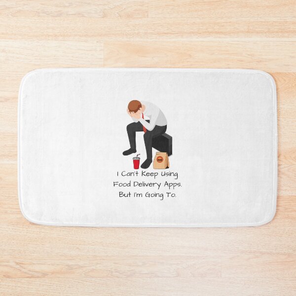 Item preview, Food Delivery Apps Meme Design designed and sold by Deadlycloak.