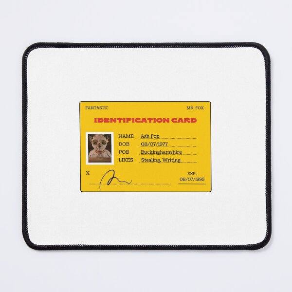 Item preview, Ash Fox Fantastic Mr. Fox ID Card designed and sold by karyssadwipa.