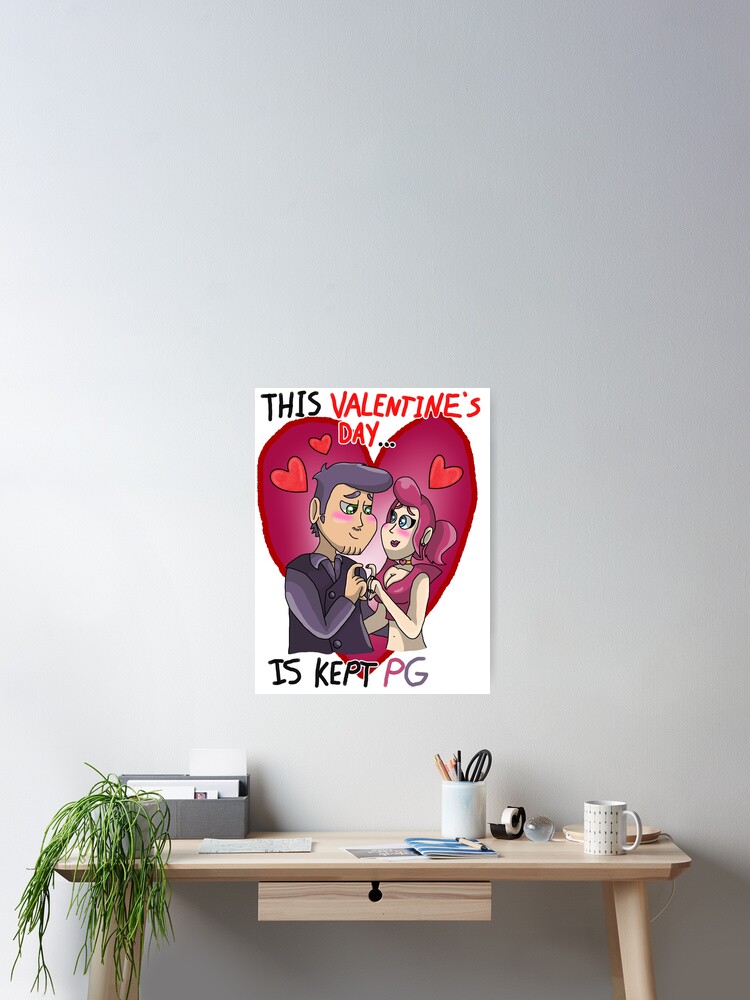 G X P Valentines (Alphabet Lore AU) Poster for Sale by Deception