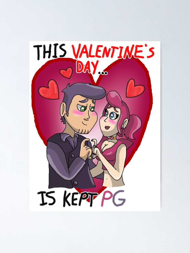 G X P Valentines (Alphabet Lore AU) Poster for Sale by Deception