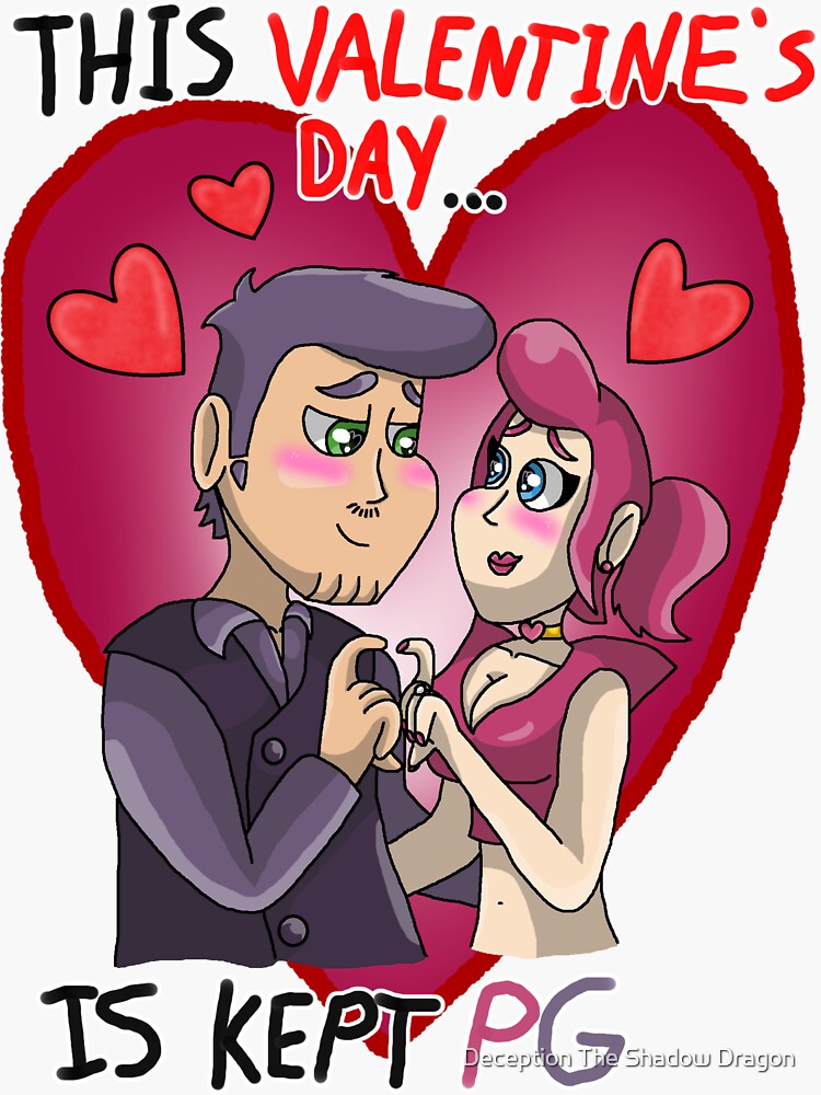 G X P Valentines (Alphabet Lore AU) Sticker for Sale by Deception The  Shadow Dragon