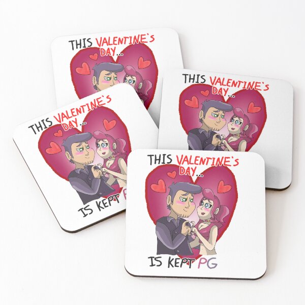 Item preview, G X P Valentines (Alphabet Lore AU) designed and sold by DarkDragonDeception - Claudia.