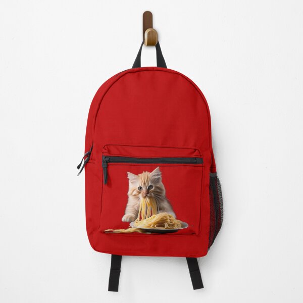 Item preview, cat eating spaghetti designed and sold by Taous ⭐⭐⭐⭐⭐.