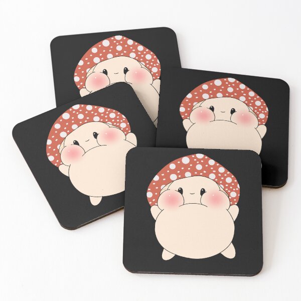 Item preview, Cute Kawaii Chubby Chonky Couch Potato Mushroom #2 designed and sold by Annisa Yuwanda.