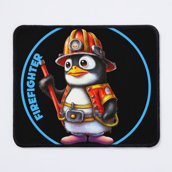 Item preview, Firefighter, sweet penguin designed and sold by HarriPaloma.