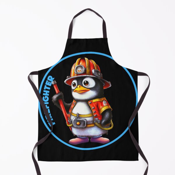 Item preview, Firefighter, sweet penguin designed and sold by HarriPaloma.