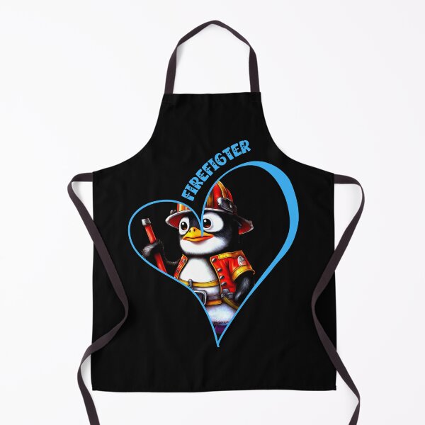 Item preview, Firefighter, penguin love designed and sold by HarriPaloma.