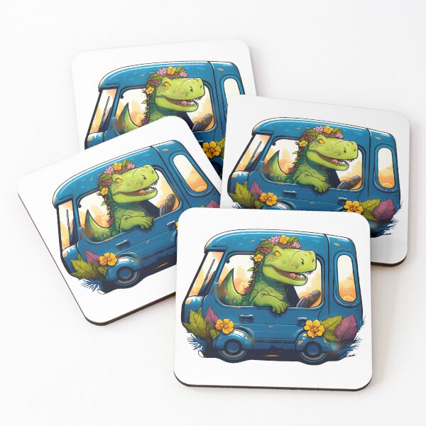 Item preview, Car Driver Cute Dinosaur   designed and sold by ILIA ILO.