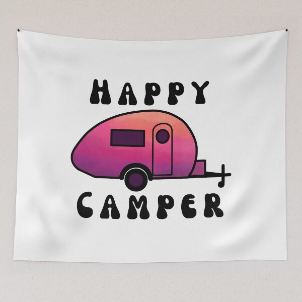 Item preview, Happy Camper Teardrop  designed and sold by Deedy  Studio.