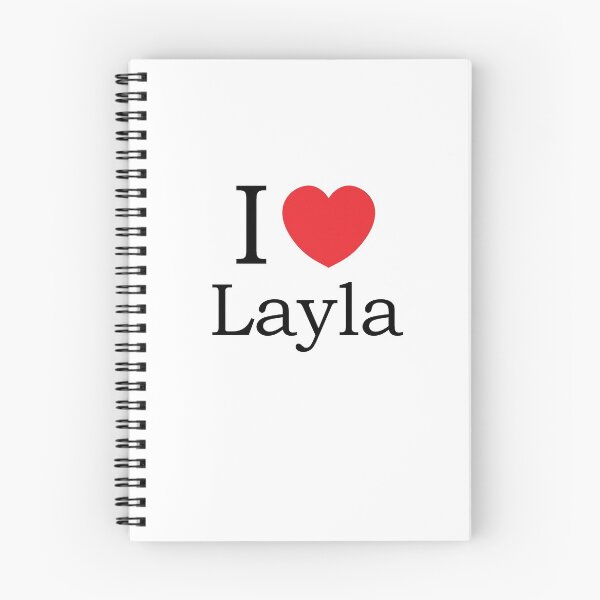 Item preview, I Love Layla - With Simple Love Heart designed and sold by theredteacup.