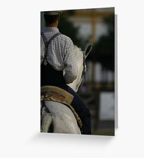 Portuguese Rider Greeting Card
