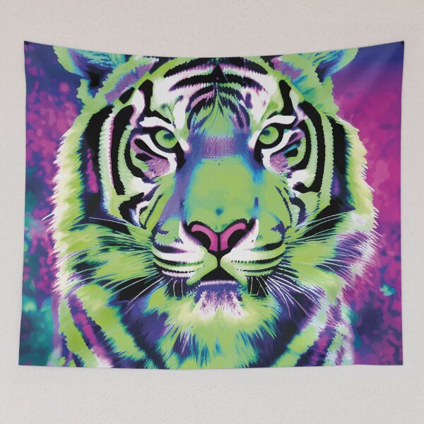 Item preview, Fierce Neon Tiger designed and sold by savesarah.