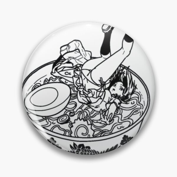 Item preview, Anime girl falling in cup of noodle designed and sold by Oeht.